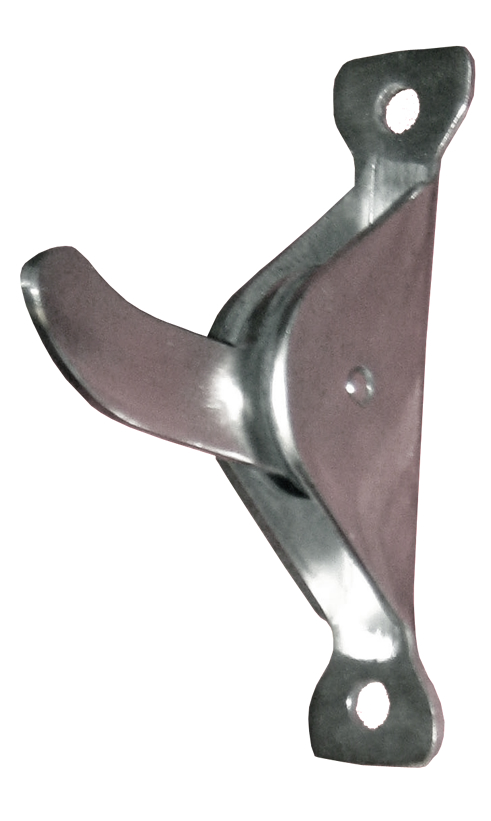 Break-Away Single Clothing Hook, Bolt-on