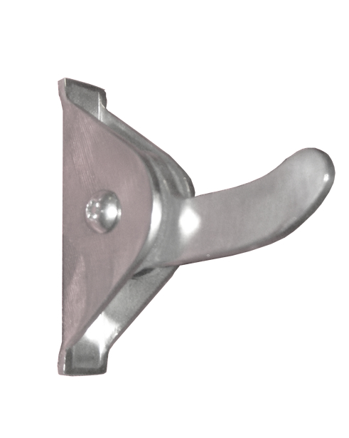 Break-Away Single Colthing Hook, Weld-on